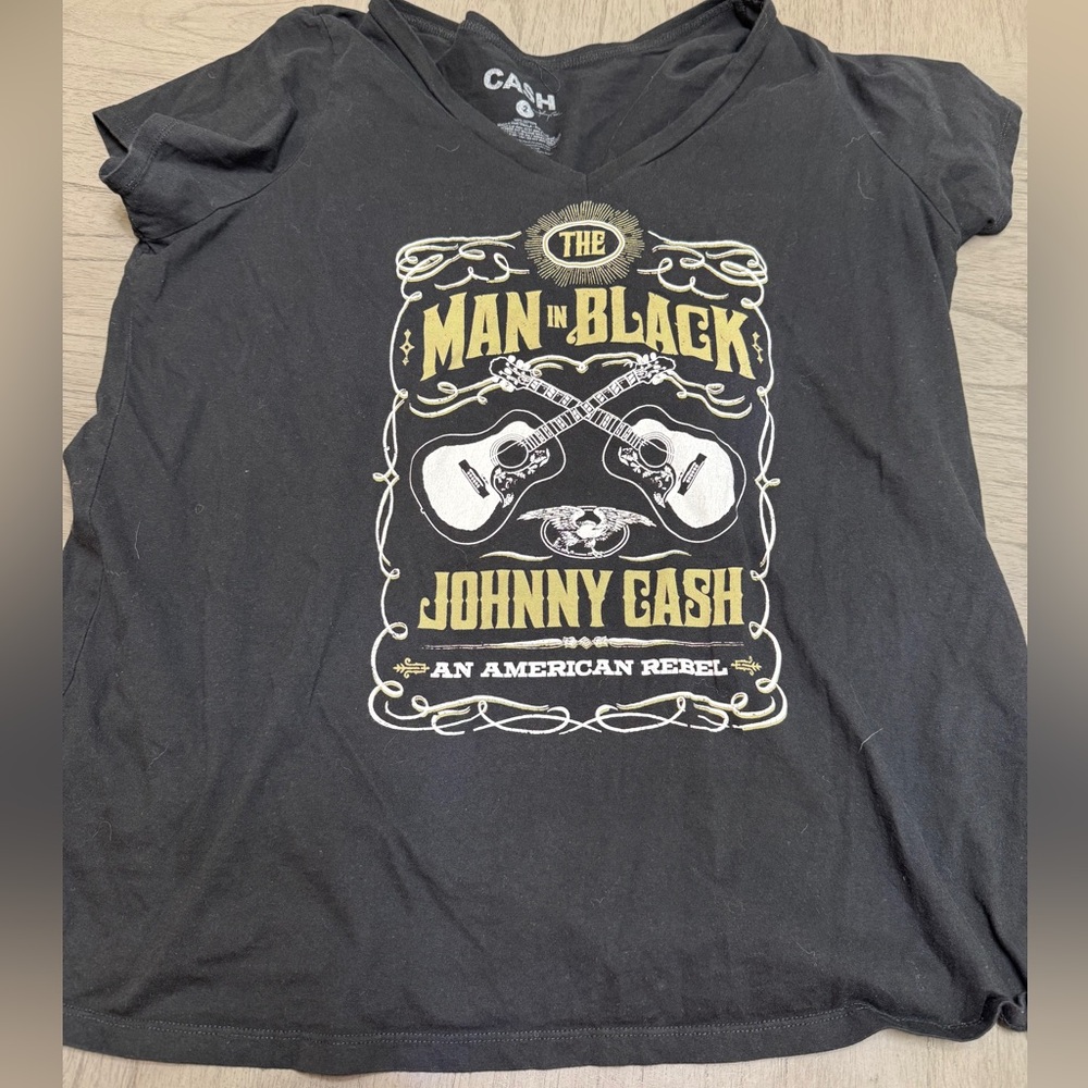 Torrid Johnny Cash Black Graphic T-Shirt